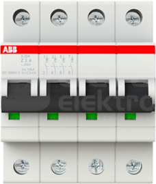 S204-Z3 Wyłącznik nadprądowy