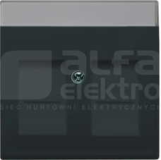 1800-81 FUTURE LINEAR POKRYWA GN.2xRJ ANTRACYT