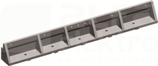 ZX640 3P 2(4)x30-80x10mm 4000A Izolator do szyn