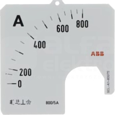 SCL-A1-800/72 Skala do amperomierza