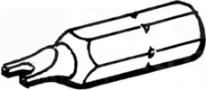 SBIT safety bit Śruba INOX