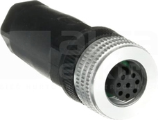 M12-C03 M12 8P Wtyk żeński prosty
