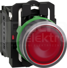 XB5AW34B5*LED, N/O+N/Z, 24V, PRZYC.PODSW.Z SAMO.POWR.