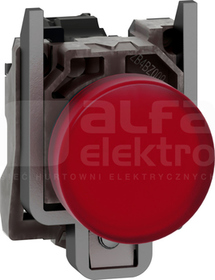 XB4BVB4 24V, CZERWONY WSKAZNIK SWIETLNY WBUDOW.LED