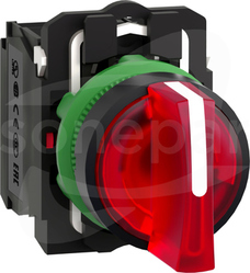 XB5AK134B5 Czerwony 24V Przełącznik 3 pozycyjny