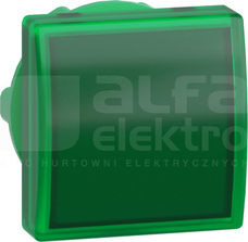 ZB5CV033*KWADRATOWA,ZIELONY GLOWKA DO KORPUSU Z WBUD.LE