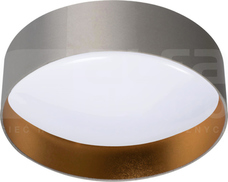 RIFA LED17,5W/830 1450lm szaro-złoty Plafon LED