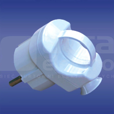 AWA-WK 2P+Z 16A 250V Wtyczka kątowa z uchwytem