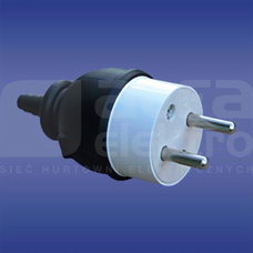 AWA-WO 2P+Z 16A 250V Wtyczka prosta