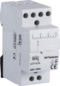 KTF-8-24 230/8-12-24V 8VA TH35 Transformator dzwonkowy