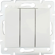 LOGI 02-1090-102 biały Łącznik potrójny