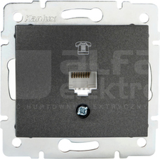 DOMO 01-1370-041 grafit Gniazdo telefon.1x RJ11