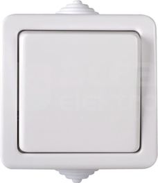 TEKNO 05-1000-102 IP54 białe Łącznik jednobiegunowy