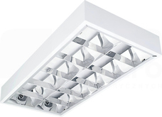 NOTUS 4LED 218 NT Oprawa pod LEDtube rastrowa natynkowa