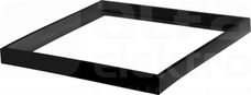 ADTR-H 6060 B 600x600 h=65mm czarny Ramka natynkowa do paneli LED