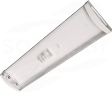 MEBA 4LED max 2x9W 642x152mm IP54 PC biały Oprawa pod tuby LED n/t