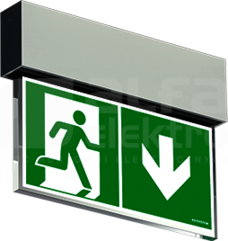 VERSO-S GR E1/ST SIGN Oprawa awaryjna