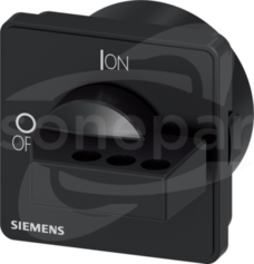 SENTRON 3LD3 66x66mm czarny Naped obrotowy