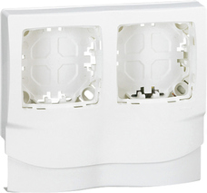 DLP 2xOTEO 32/40/60/75x20mm biały Uchwyt wzdłuż listwy