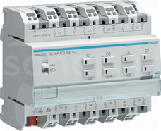 TXA628C 230VAC Sterownik żaluzj./rolet 8-kanałowy