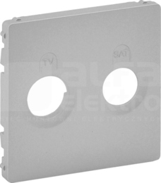 VALENA LIFE aluminium Plakietka gniazda TV-SAT