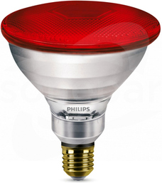 IR100R PAR38 100W E27 230V czer. Promiennik podczerwieni