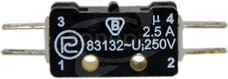 83 132 S srebrzony Łącznik miniaturowy