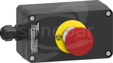 Harmony XAW XAWG198EX push/pull 40mm 1NC + 1NC Stacja sterowania