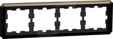 Merten MTN4040-4752 złoty Ramka 4-krotna