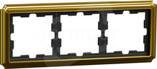 Merten MTN4030-4741 mocca Metal ik Ramka 3-krotna