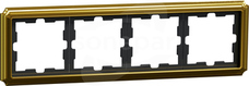 Merten MTN4040-4741 mocca Metal ik Ramka 4-krotna
