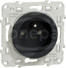 ODACE 2P+PE antracyt Gniazdo