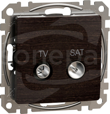 SEDNA ELEMENTS 4dB wenge Gniazdo TV/SAT końcowe