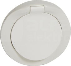 CELIANE 2P+Z IP44 biały Plakietka do gniazda SCHUKO