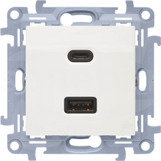 Simon10 USB biały Ładowarka