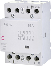 RD 63-22-24V AC/DC 63A Stycznik modułowy