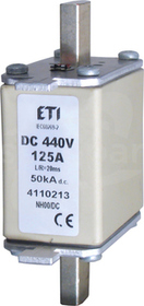 NH1 250A 440VDC Wkładka bezpiecznikowa