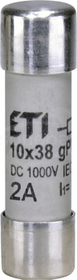 CH10x38 gPV 2A 1000V Wkładka topikowa cylindryczna (PV)