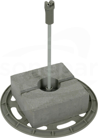 253125 DEHNISO-DLH 25cm Wspornik kompletny pods.beton i podkładk