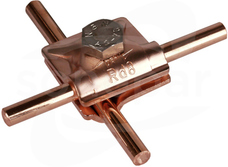 390057 Cu Zacisk uniw.MV do drutu fi8