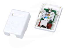 1xRJ45 FTP kat.5e Gniazdo natynkowe
