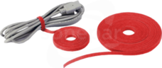 9mm czerwony Opaska rzepowa