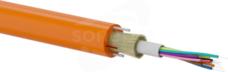 SM 2J 9/125 G652D Fca OS2 PE pomarańczowy Kabel światłowodowy zewnętrzny