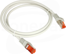 F/UTP kat.6 PVC 0.25m szary Patchcord