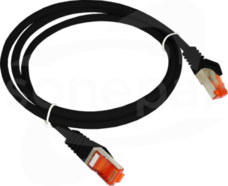 S/FTP kat.6A LSOH 2,0m czarny Patchcord