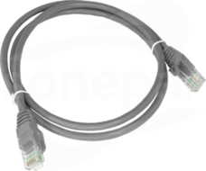 U/UTP kat.5e PVC 0,25m szary Patchcord