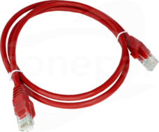 UTP kat.6 0,5m czerwony Patchcord