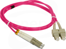 FO MM OM4 LC-SC 50/125 3m duplex Patchcord