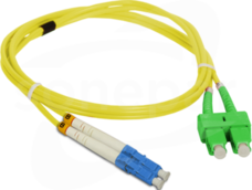 FO SC/APC-LC SM 9/125 1m duplex Patchcord
