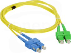 FO SC/APC-SC SM 9/125 3m duplex Patchcord